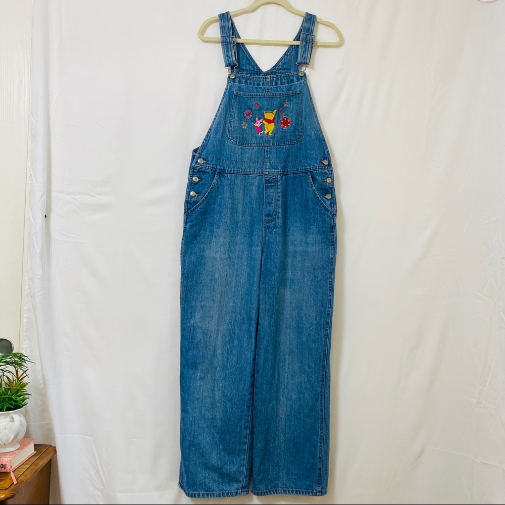 Vintage 90’s Winnie the Pooh Disney Jean Overalls